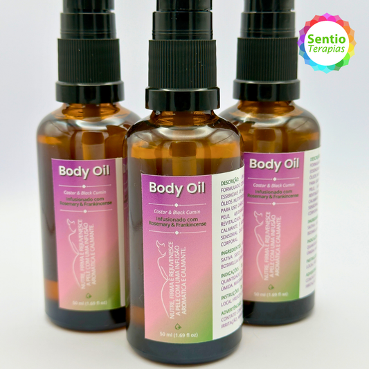 Óleo Corporal Orgânico - Alecrim e Frankincense