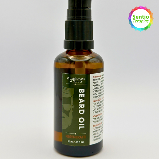 Óleo Natural para Barba - Regeneração