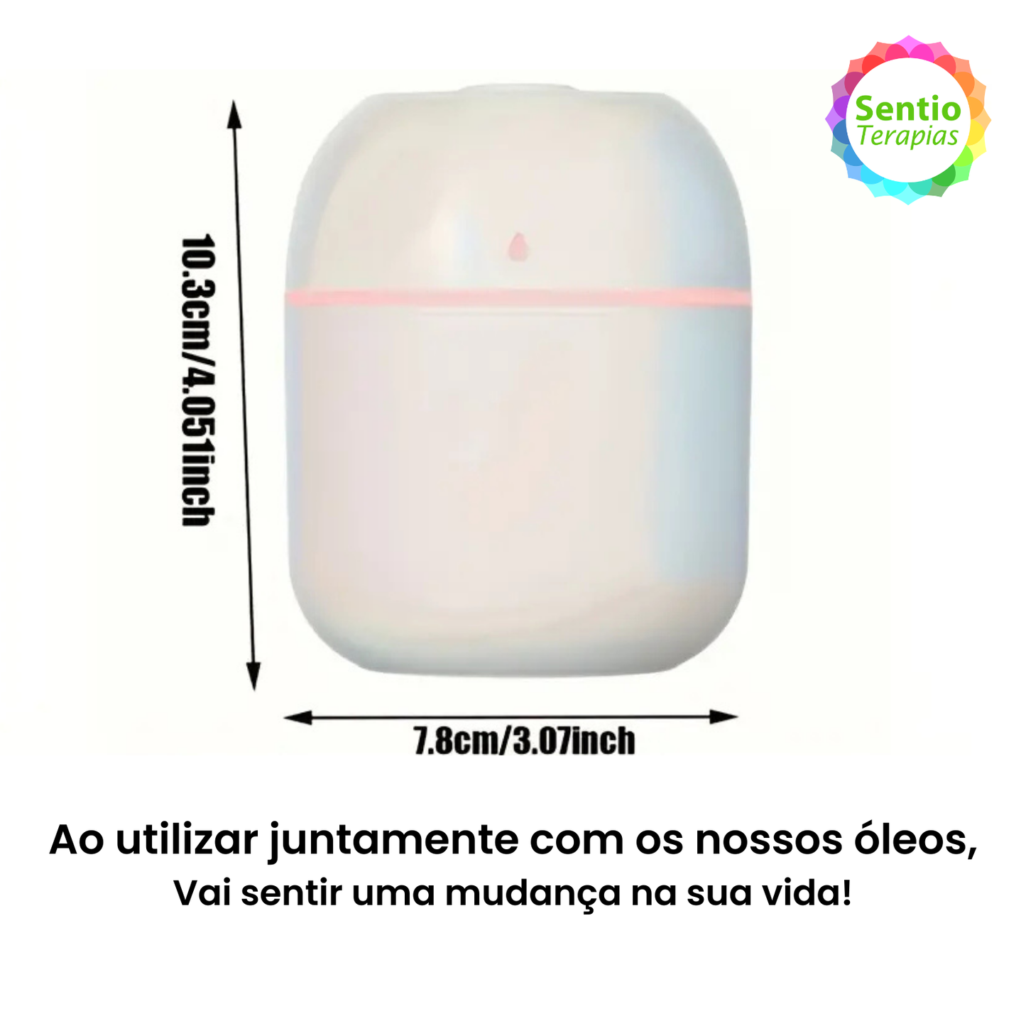 Humidificador de Aromaterapia Ultrassónico (Difusor)