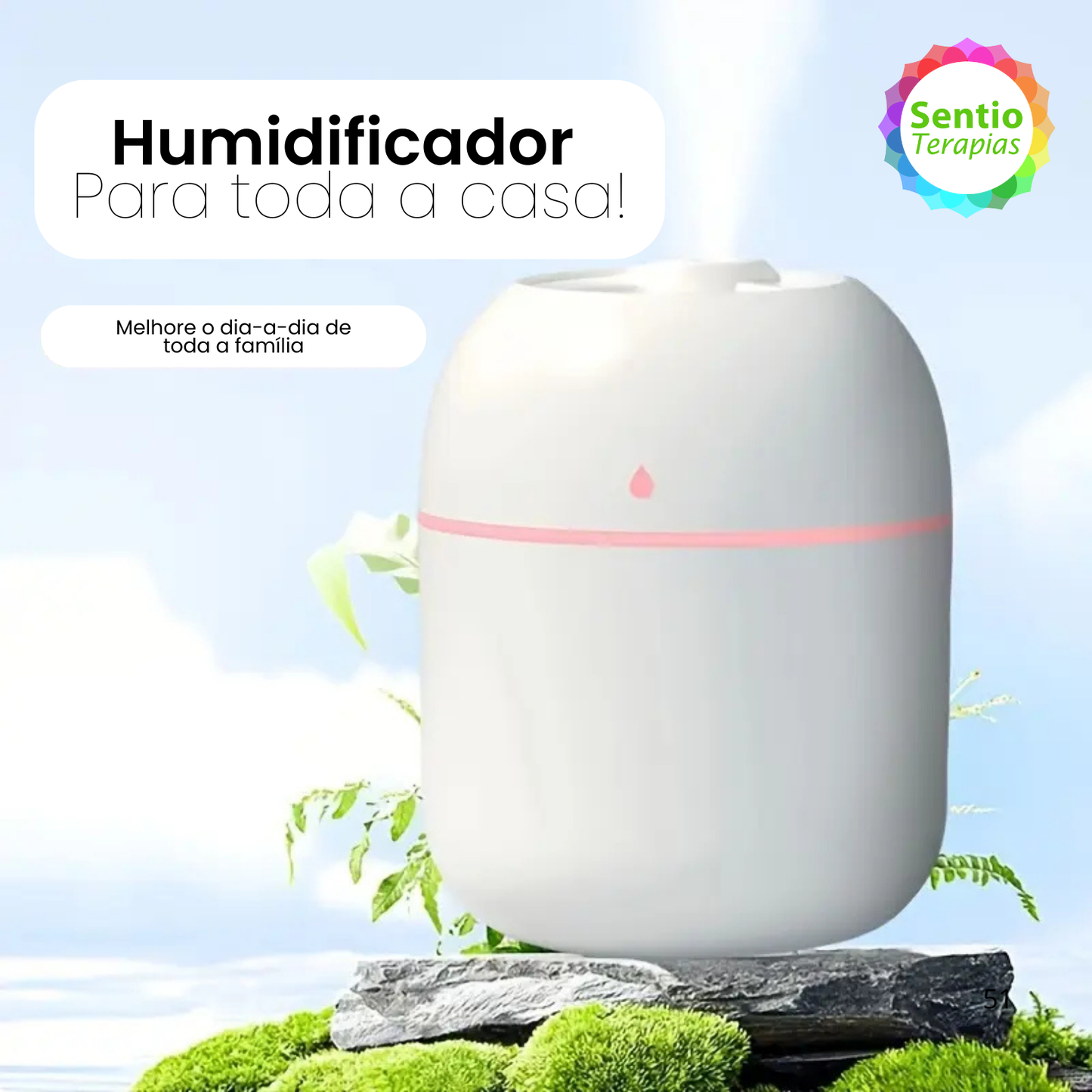 Humidificador de Aromaterapia Ultrassónico (Difusor)