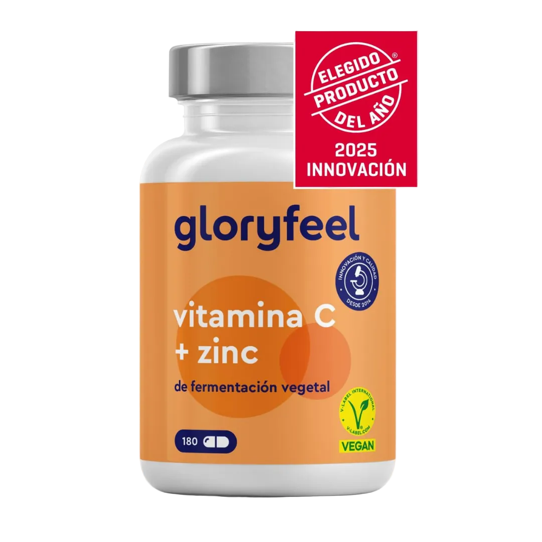 Vitamina C 1000 mg + Zinco 20 mg - 180 cápsulas