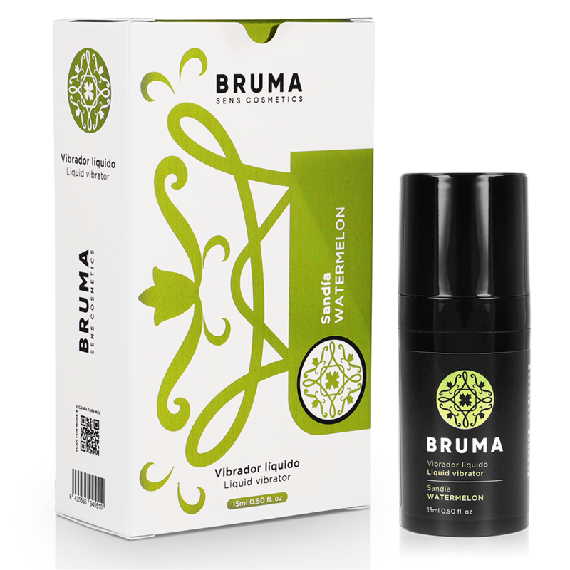 BRUMA® – Vibrador Líquido Ultra Deslizante Melancia (15 ml)