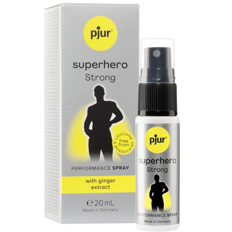 PJUR® Superhero Strong – Spray Retardante (20 ml)