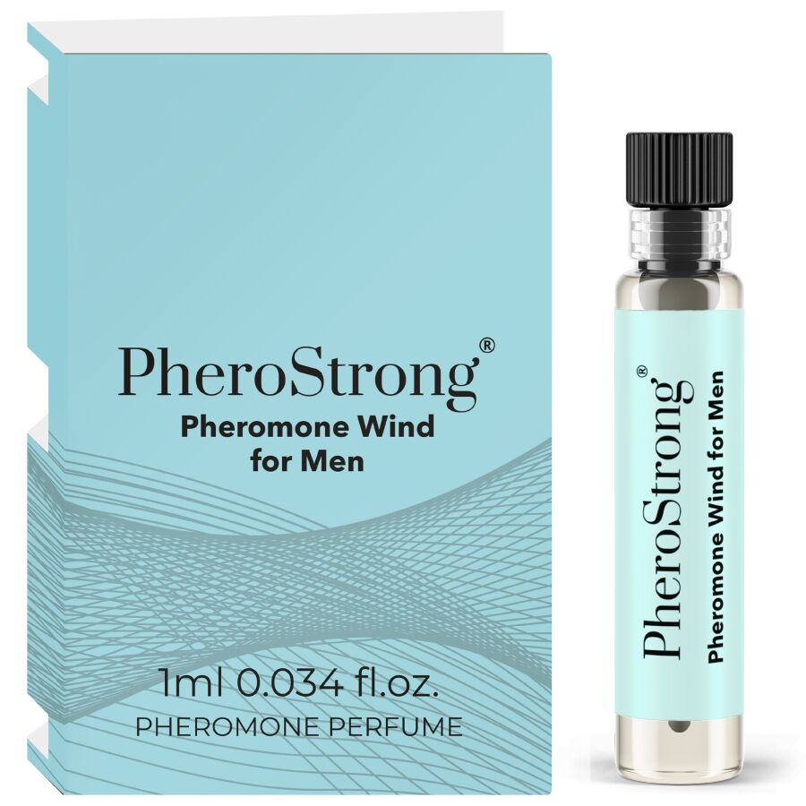 PHEROSTRONG® Wind – Perfume com Feromonas para Homens (1 ml)