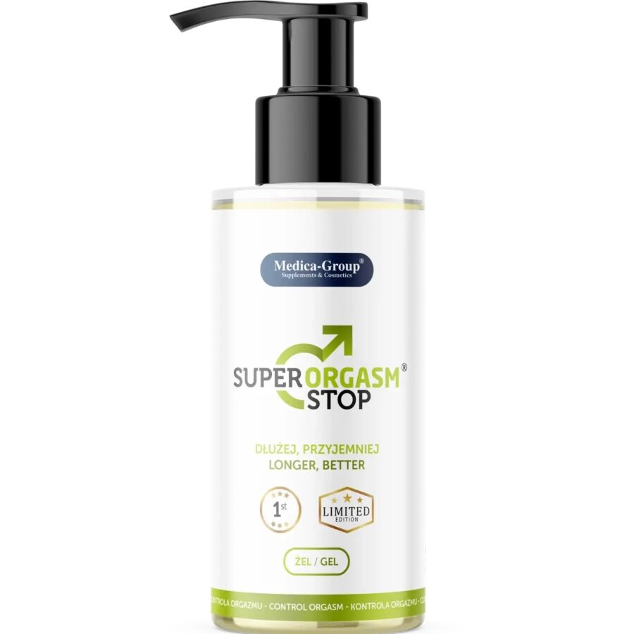 MEDICA GROUP® Super Orgasm Stop – Gel Íntimo Masculino (150 ml)