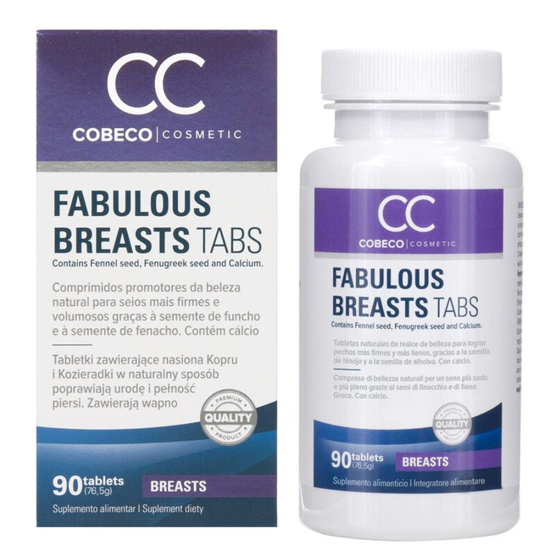 COBECO® CC Fabulous Breasts – Comprimidos de Suporte ao Busto (90 comprimidos)