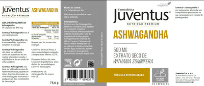 Juventus® Ashwagandha Premium – 90 Cápsulas