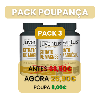 Juventus® Citrato de Magnésio – 60 Comprimidos