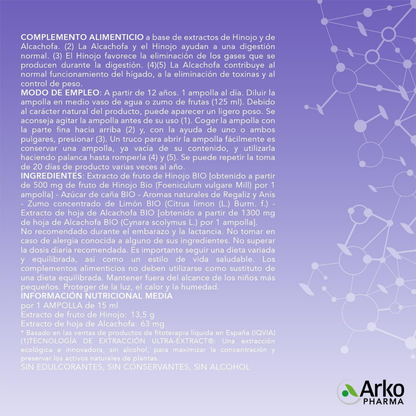 Detox BIO – Alcachofra + Funcho para Digestão e Peso Saudável