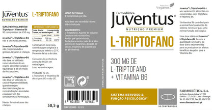 Juventus® L-Triptofano + B6 – 90 Comprimidos