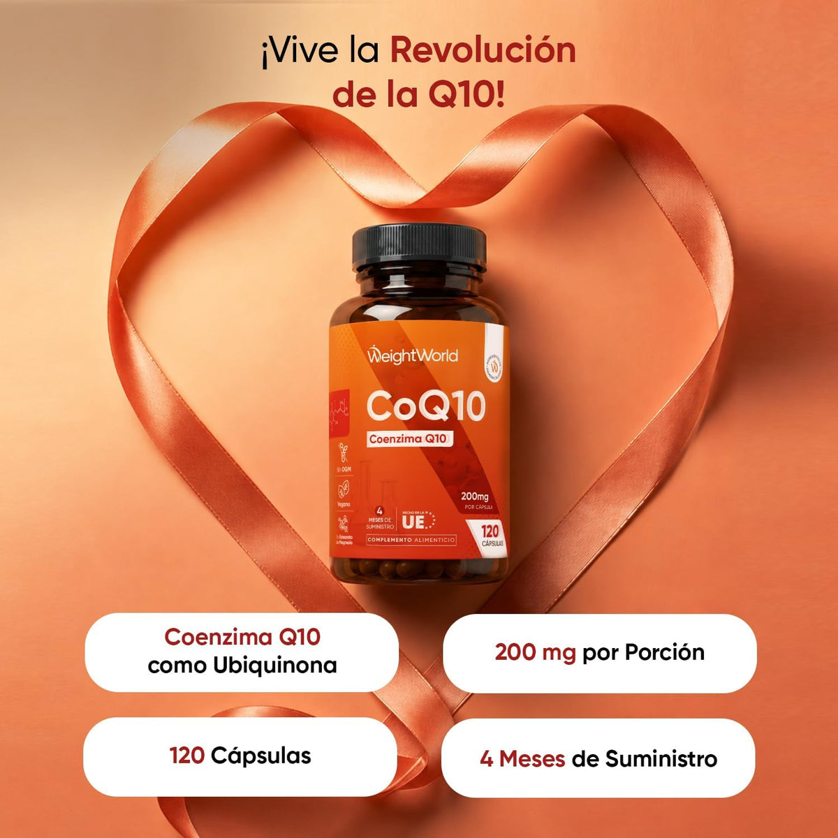 Coenzima Q10 200 mg – 120 cápsulas