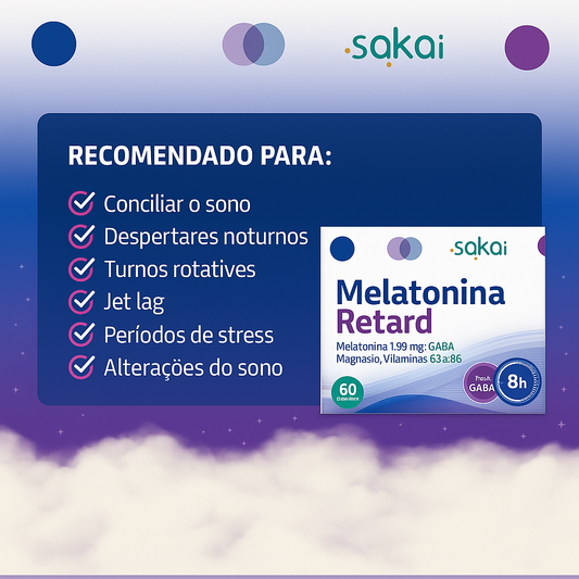 Melatonina de LIBERAÇÂO DUPLA – 60 Comprimidos