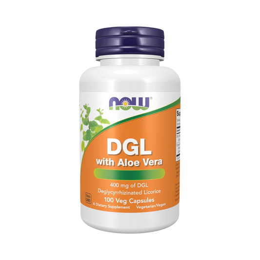 DGL com Aloé Vera – Suporte Digestivo Natural (Now Foods)