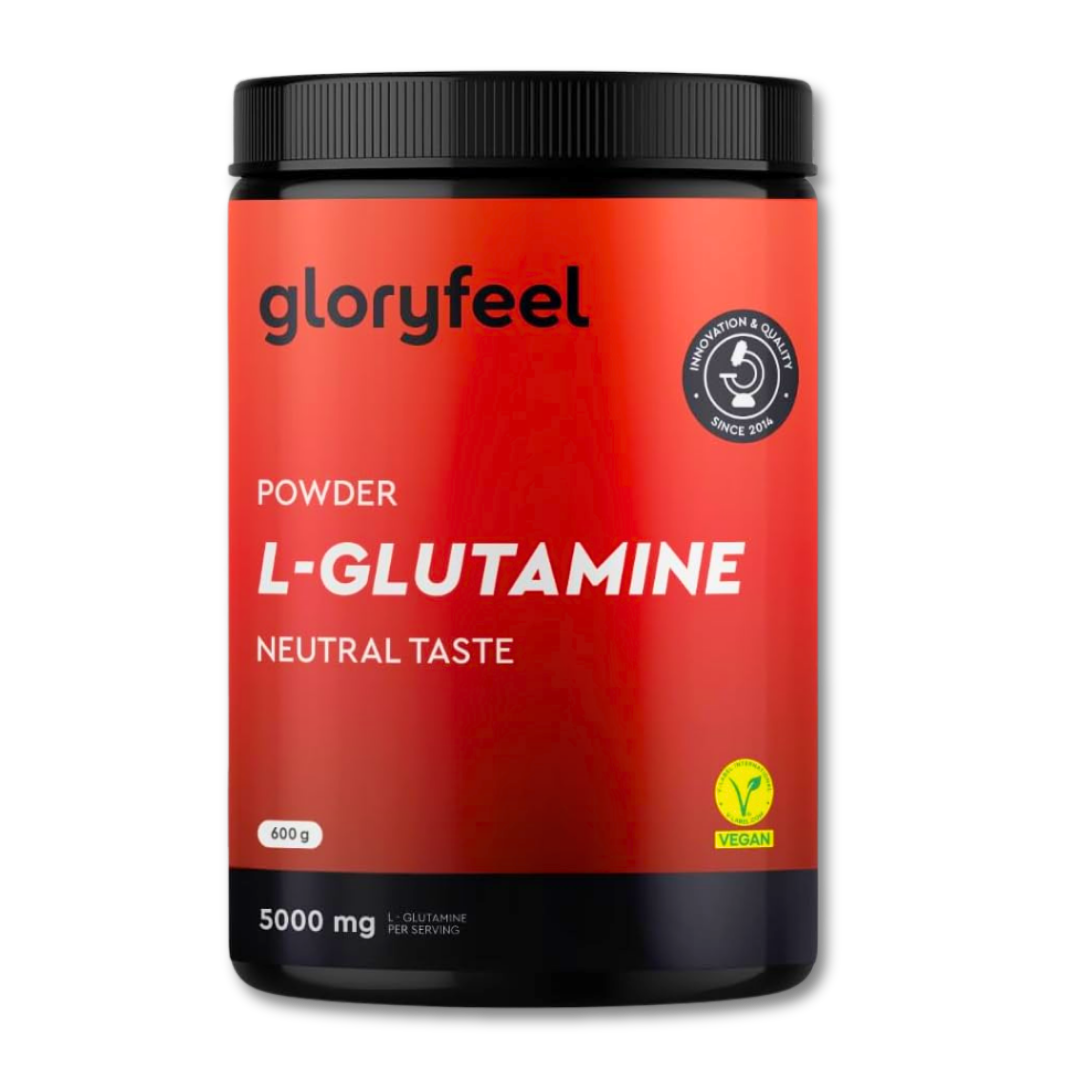 L-Glutamina Pura em Pó 600g – Recuperação Muscular, Imunidade e Saúde Intestinal