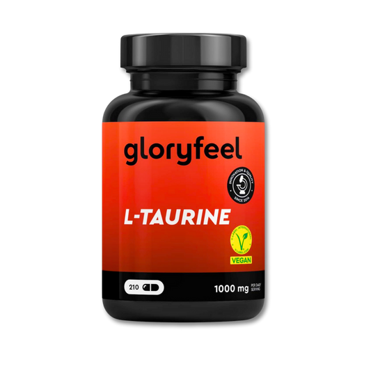L-Taurina Pura 1000 mg – Pré-Treino Vegan de Alta Dose para Performance e Recuperação