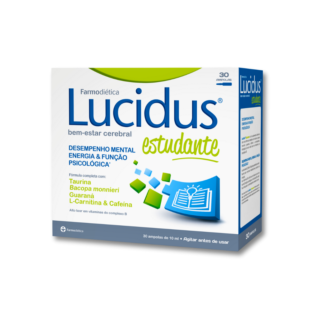 Lucidus® Estudante – Energia, Memória e Concentração para Fases de Maior Exigência
