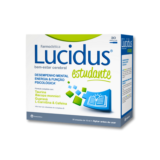 Lucidus® Estudante – Energia, Memória e Concentração para Fases de Maior Exigência