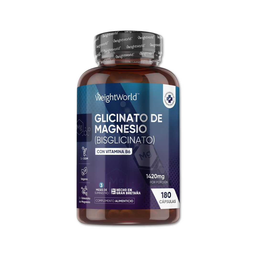 Magnésio Bisglicinato com Vitamina B6 (180 cápsulas)