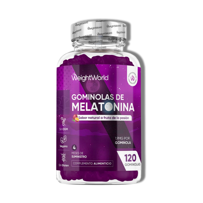 Melatonina 1,9 mg – 120 Gomas (sabor fruta)