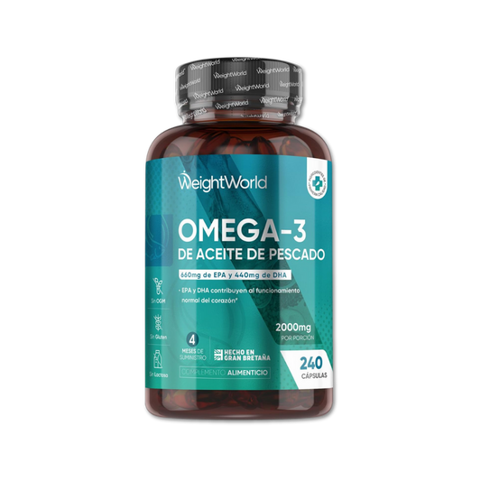Ômega 3 2000 mg – Coração e Cérebro (240 cápsulas)