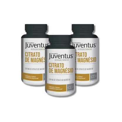 Juventus® Citrato de Magnésio (PACK 3)