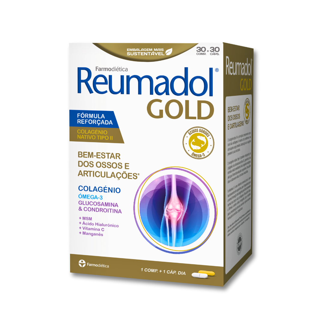 Reumadol® Gold C – Proteção Articular Avançada com Glucosamina e Condroitina