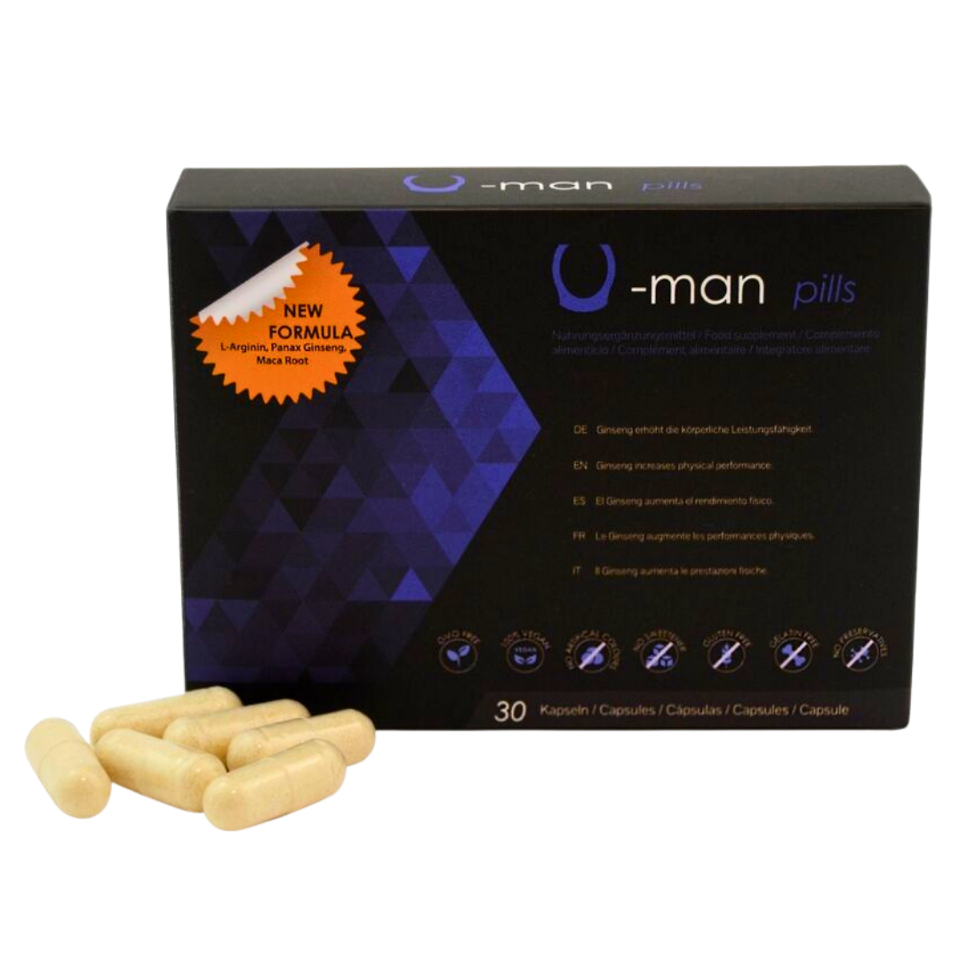 U-MAN® – Suporte Natural para a Potência Sexual e Vitalidade Masculina (30 cápsulas)