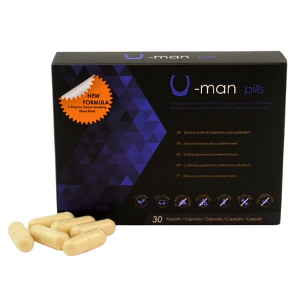 U-MAN® – Suporte Natural para a Potência Sexual e Vitalidade Masculina (30 cápsulas)
