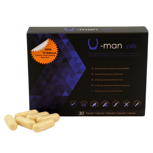 U-MAN® – Suporte Natural para a Potência Sexual e Vitalidade Masculina (30 cápsulas)