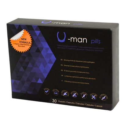 U-MAN® – Suporte Natural para a Potência Sexual e Vitalidade Masculina (30 cápsulas)