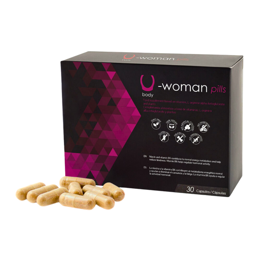 U-WOMAN® – Aumento da Libido Feminina, Desejo e Bem-Estar Íntimo (30 cápsulas)
