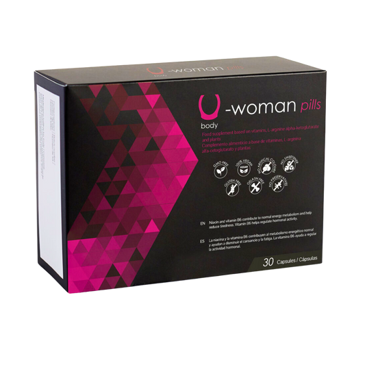 U-WOMAN® – Aumento da Libido Feminina, Desejo e Bem-Estar Íntimo (30 cápsulas)