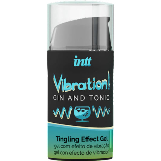 INTT® Poderoso Gin & Tónico – Gel Vibrador Líquido Íntimo (15 ml)