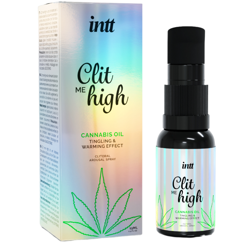 INTT Releases® Clit Me High Cannabis – Óleo Estimulante Íntimo (15 ml)