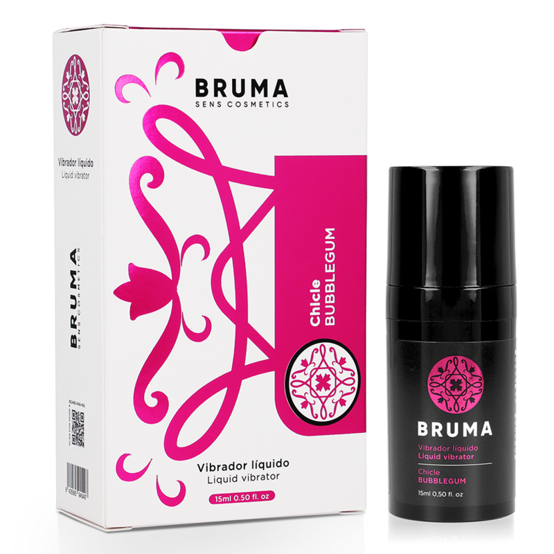 BRUMA® – Vibrador Líquido Ultra Deslizante Bubblegum (15 ml)