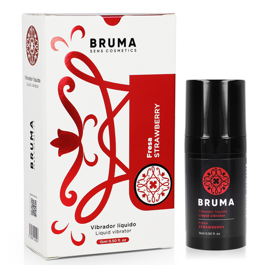 BRUMA® – Vibrador Líquido Ultra Deslizante Morango (15 ml)