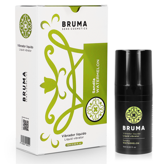 BRUMA® – Vibrador Líquido Ultra Deslizante Melancia (15 ml)