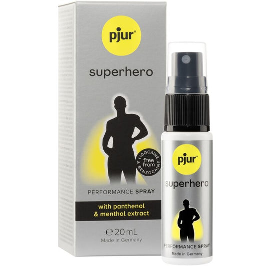 PJUR® Superhero Performance – Spray Retardante (20 ml)