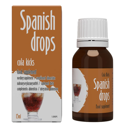 COBECO® Spanish Drops Cola Kicks – Gotas Estimulantes (15 ml)
